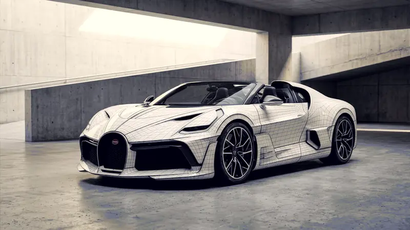 Bugatti W16 Mistral Blanc Éternel: The W16 Engine's Final Farewell in KPM Porcelain