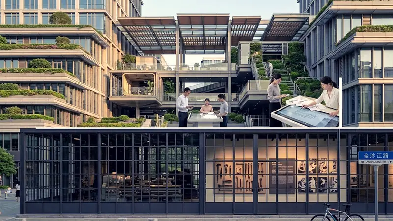 Foster + Partners in Shanghai: The Bioclimatic Masterplan... - Foto 4