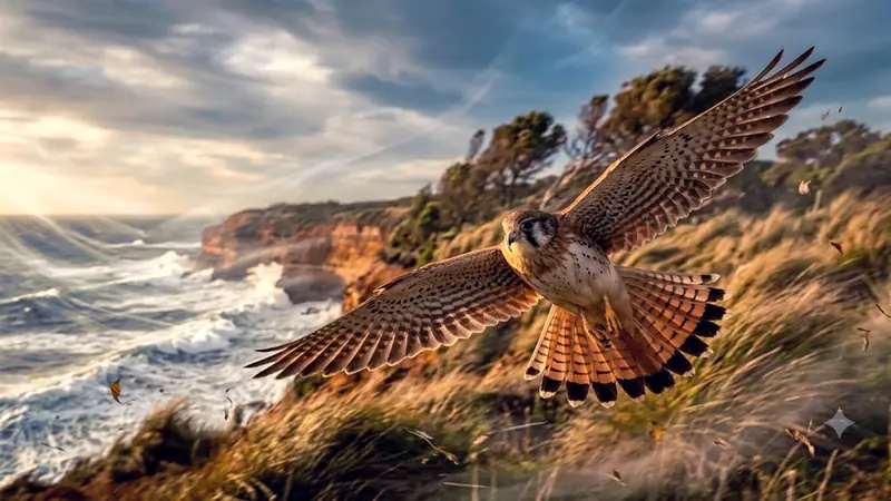 Australian Kestrel: The Bio-Inspired Model for Wind-Resistant Drones