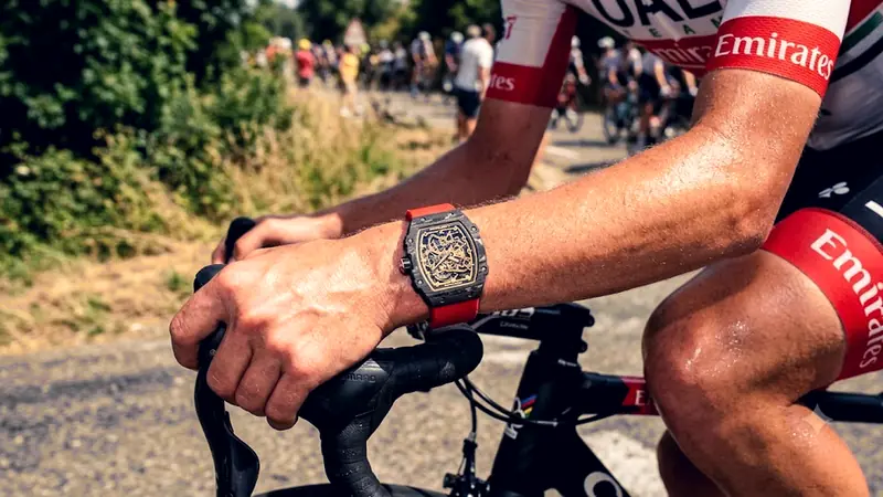 Pogačar Rides the Tour de France with a €300,000 Watch