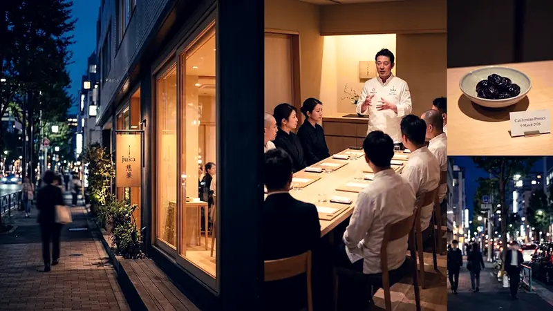 California Prune Conquers Tokyo: When Chinese Tradition Meets Japanese Minimalism