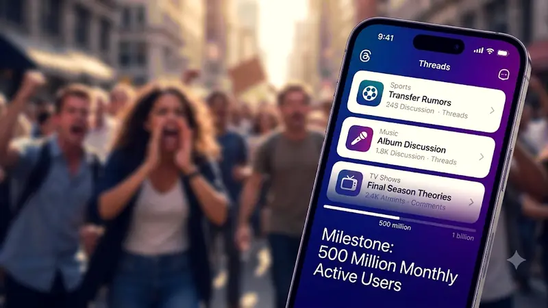 Threads Sets Sights on a Billion: Meta Challenges X with 500 Million Users